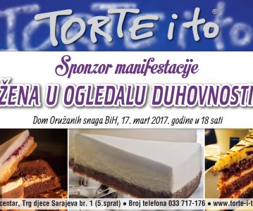 Slastičarna „Torte i to“ – sponzor manifestacije „Žena u ogledalu duhovnosti“