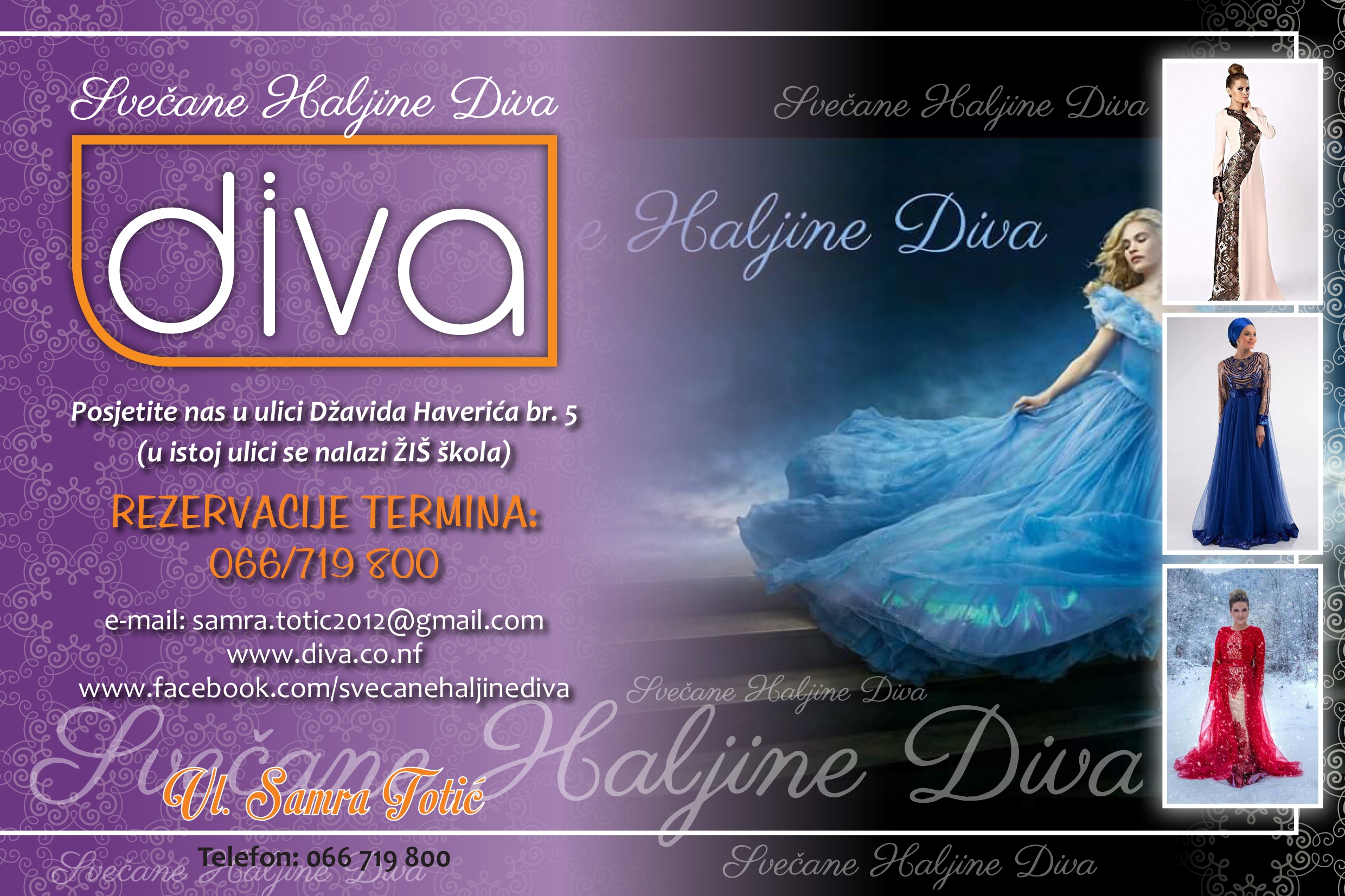 Salon svečanih haljina „Diva“ – sponzor manifestacije „Žena u ogledalu duhovnosti“